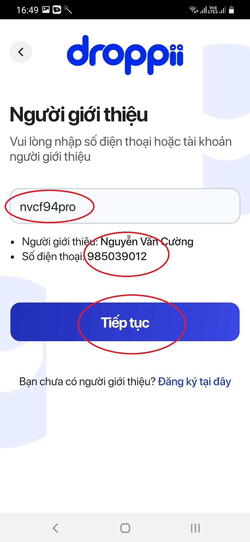 kinh doanh online qua app droppii biz